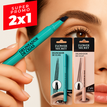 Lápiz Cejas Efecto Microblading 2x1