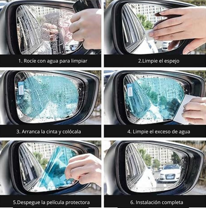 Laminas para espejos Antiempañante Promocion 4X