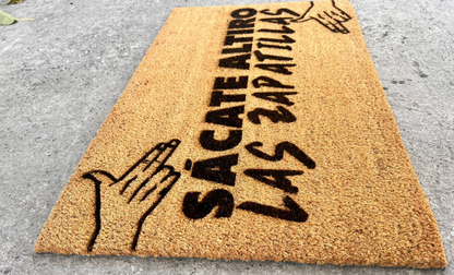 Tapete Full Tendencia "Sácate las Zapatillas" 40x60CM