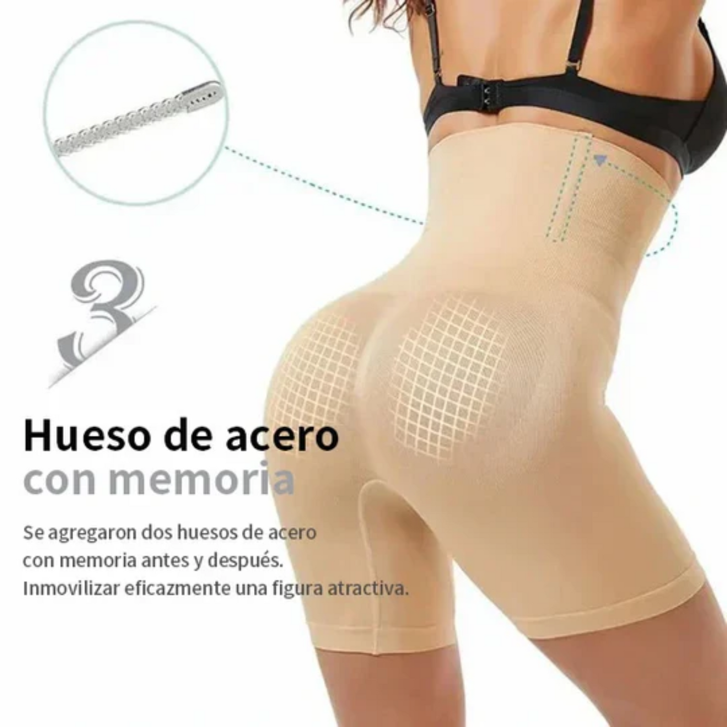 🔥Faja Reductora con pierna Levanta Glúteos🔥